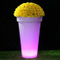 Waterproof plastic flower pot for wedding decoration 