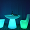 Light up restaurant dinning table coffee table 