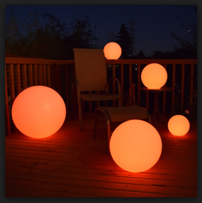 color changing led ball Waterproof outdoor led round ball light