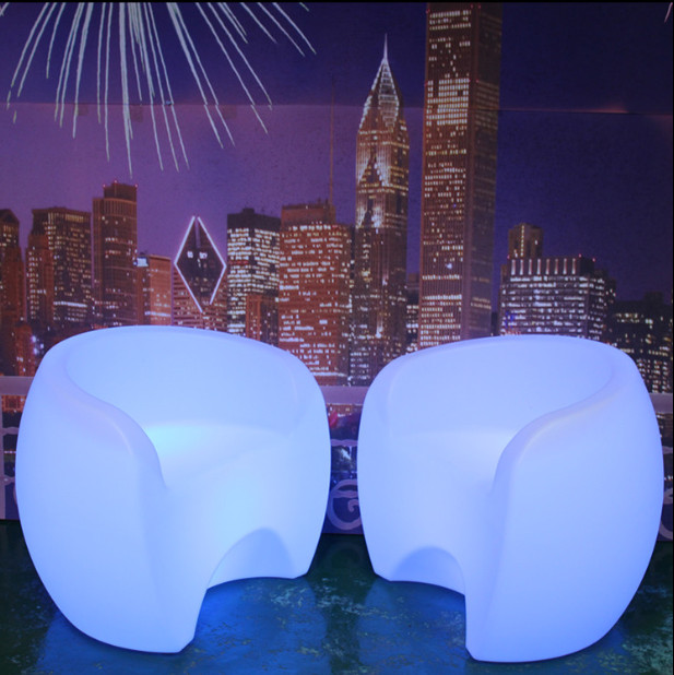 outdoor led coffee shop lighting chairs with remote controller 