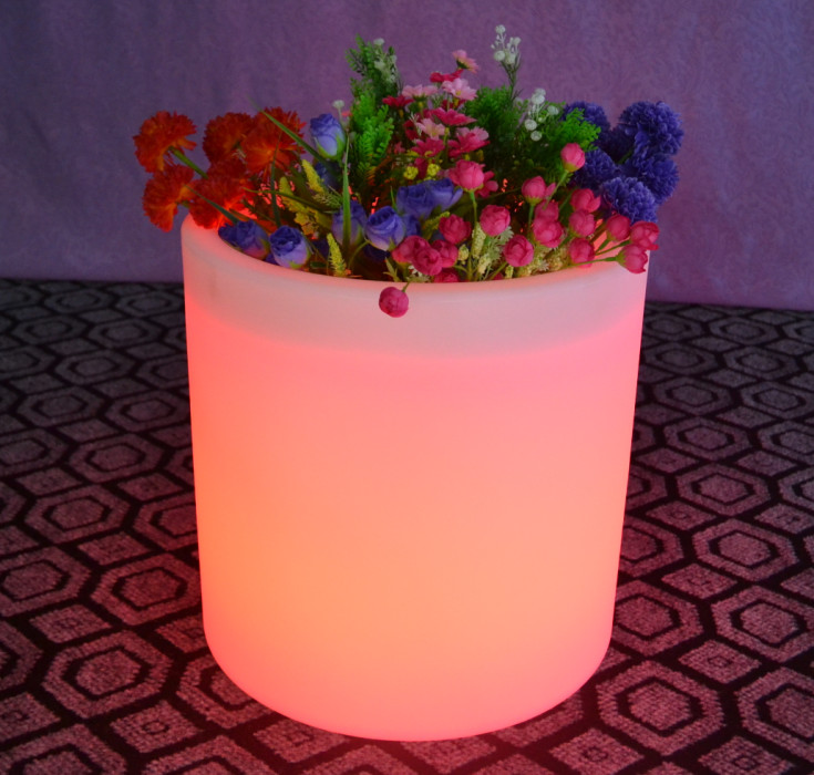 Light LED Flower Pot with 16 Color