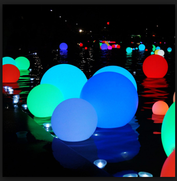 Waterproof outdoor use led decoration ball