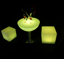 outdoor color change Remote Control LED Cube Chair