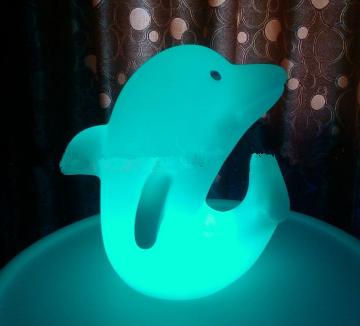 PE colors change dolphin LED Decorative Light