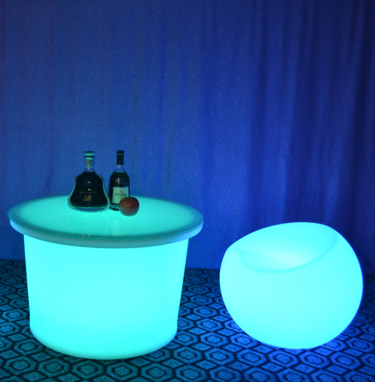 Waterproof Bar Furniture LED Table Bar Setup