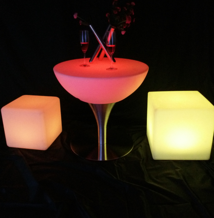 16 colors change High-quality LED Coffee Cocktail Table