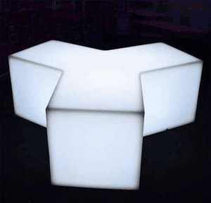 outdoor rechargeable Y-shape Comfortable LED Stool