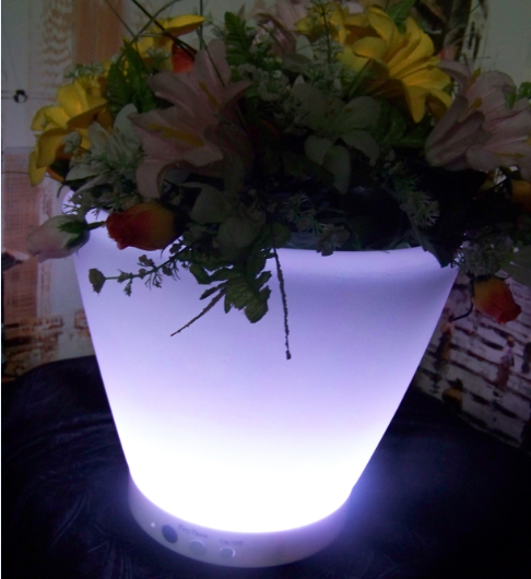 16 Color Change LED Flower Pot 