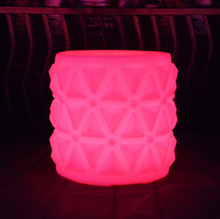 colors change Rechargeable Lighted Pineapple LED Stool 