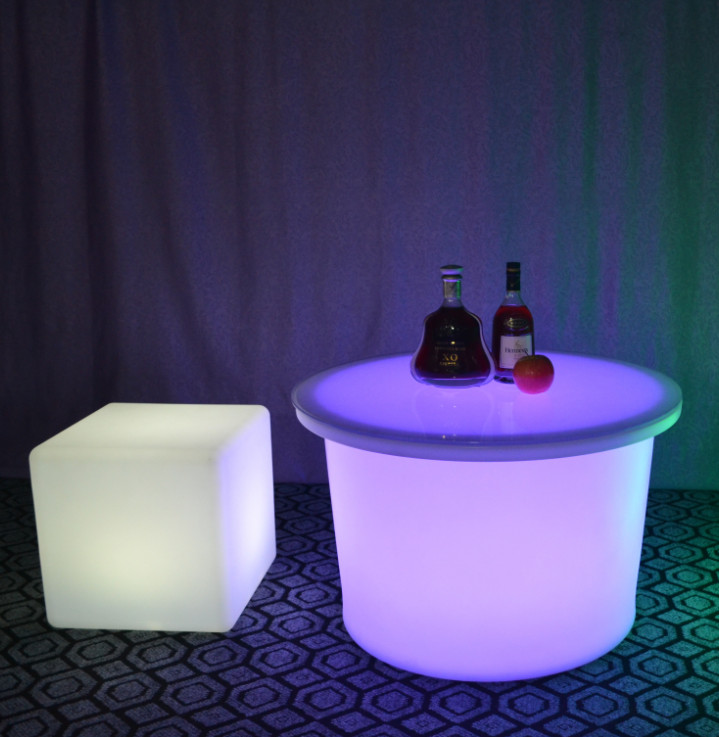 Waterproof Bar Furniture LED Table Bar Setup