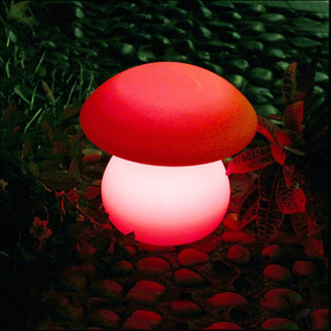 PE colors change Mushroom-shape LED Decorative Light
